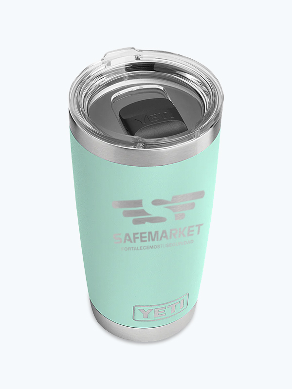 Termo Yeti Rambler Liso de 20 oz grabado laser personalizado