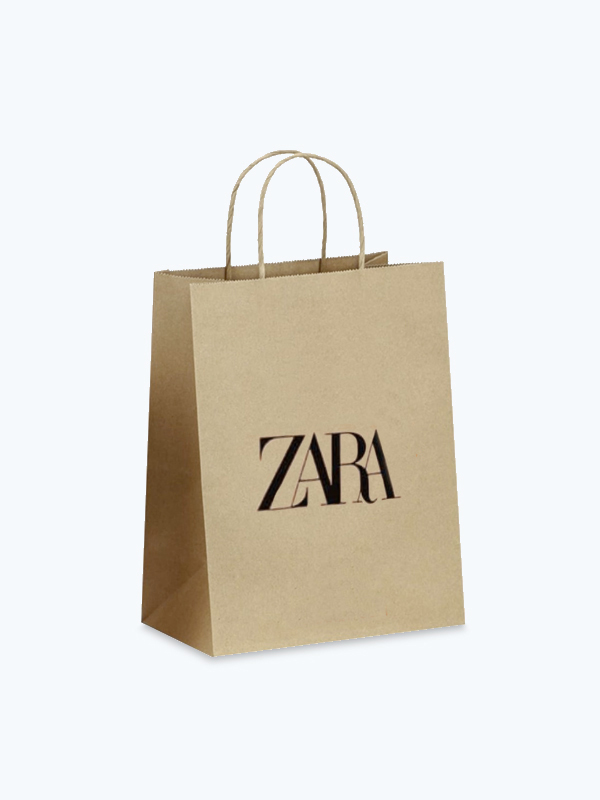 Bolsa de Papel Kraft de 21 x 15 x 7 cm (100 pz)