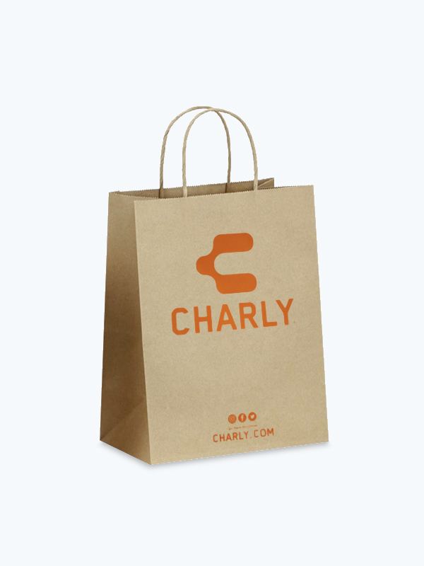Bolsa de Papel Kraft de 26 x 20 x 10 cm (100 pz)