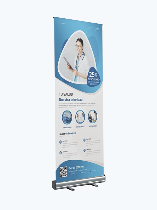 Roll up Lona 85 x 200 cm
