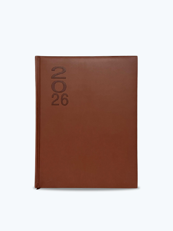 Agenda Diaria Grande 2026 Café