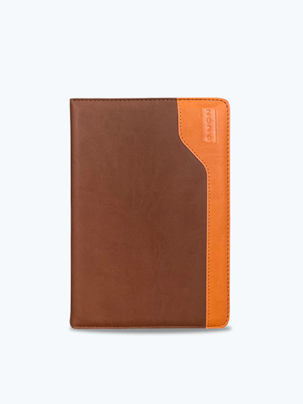 Agenda Combinada A5 Cafe Naranja