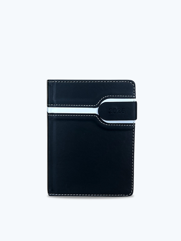Agenda Memorándum c/Imán Negro Blanco