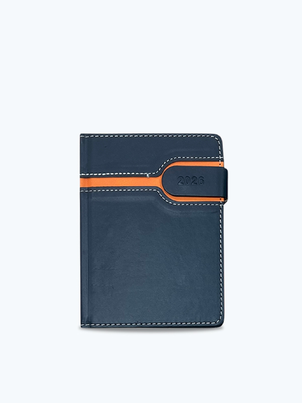 Agenda Memorándum c/Imán Gris Naranja