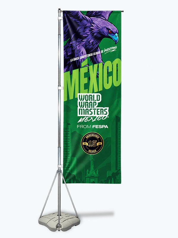 Bandera Recta 5 m Sencilla