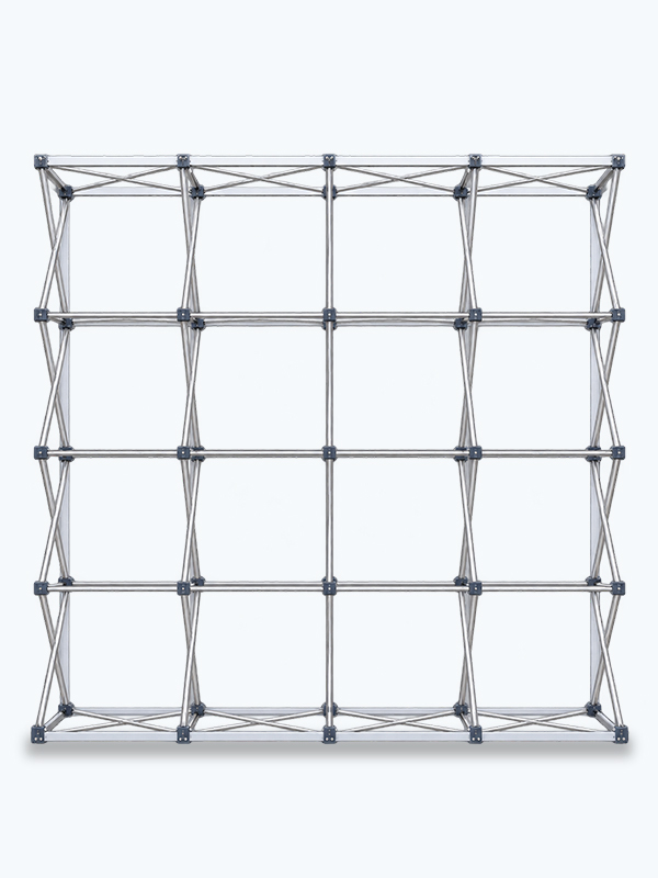 Muro Recto Plegable 3m x 3m Estructura